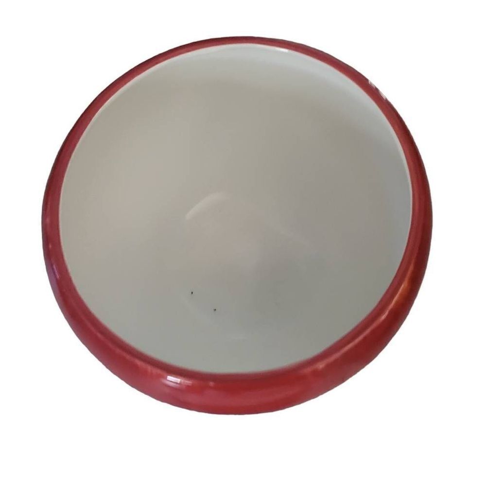 Red Apple Cookie Jar 9x11" - Picture 3 of 4
